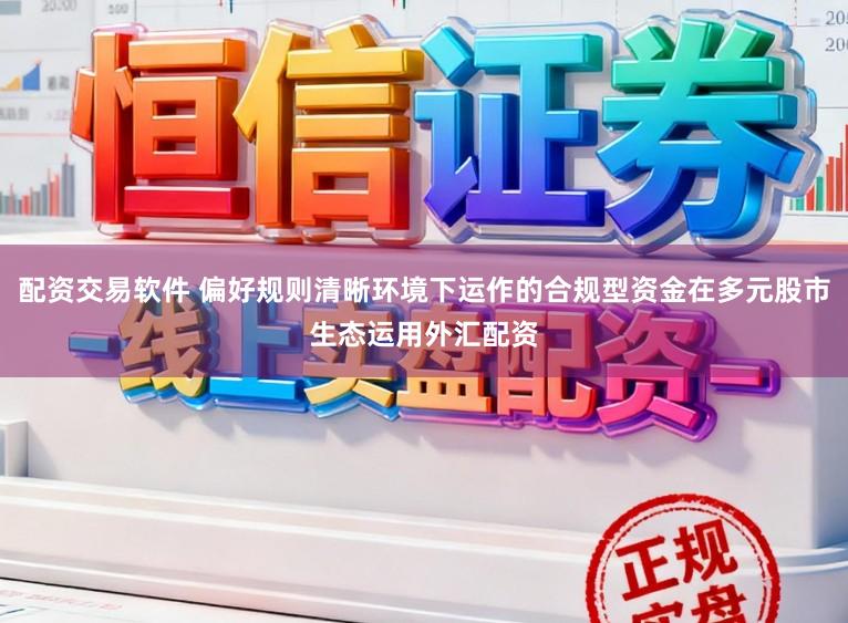 配资交易软件 偏好规则清晰环境下运作的合规型资金在多元股市生态运用外汇配资