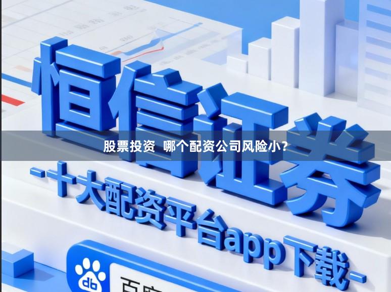 股票投资 哪个配资公司风险小?